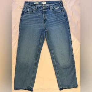 Universal Thread 90s Baggie Mid Rise Jeans 14 Light Wash 100% Cotton
